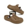 HS13-Nâu Dép Sục Nam Nữ Nhẹ Êm Chân Đế Cao 3cm S13 Classic